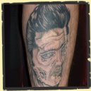 zombie elvis tattoo