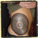male mandala tattoo