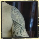 maori-dotwork tattoo