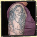 chicano angel tattoo