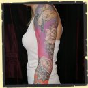 color sleeve tattoo