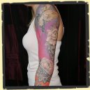 color sleeve tattoo