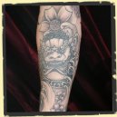 foo dog tattoo