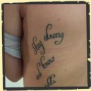 lettering tattoo