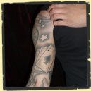 old sckool arm tattoo