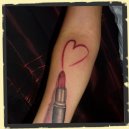 lipstick tattoo